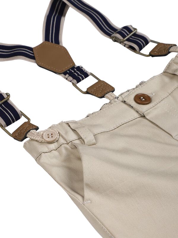 Boys Medium Natural Long Woven Trouser image number 2